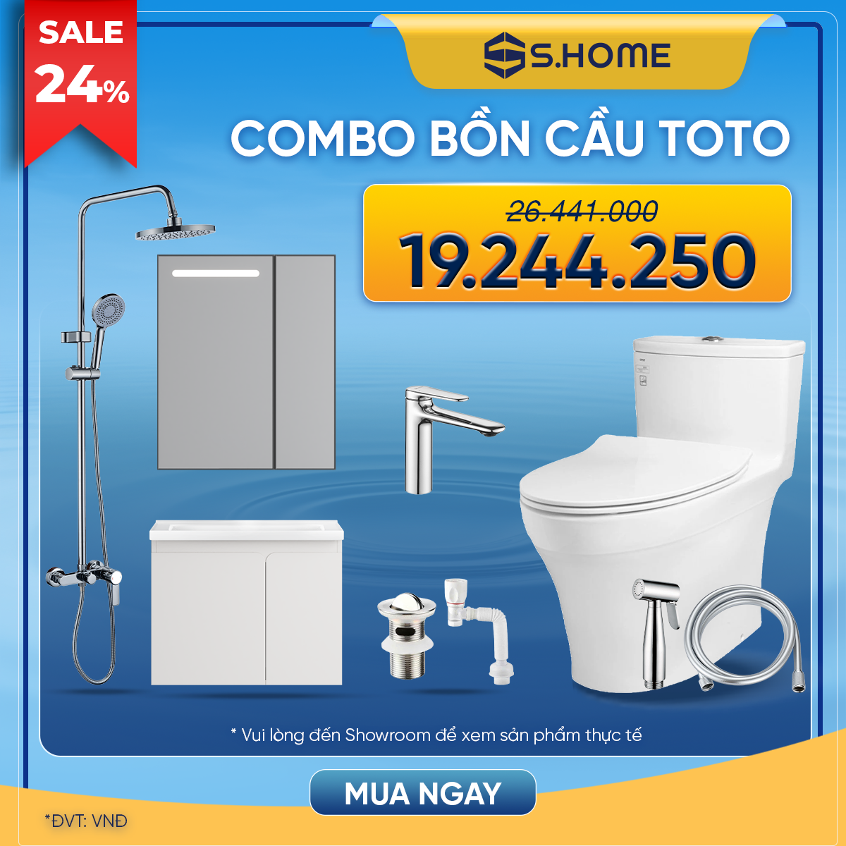 COMBO BỒN CẦU TOTO
